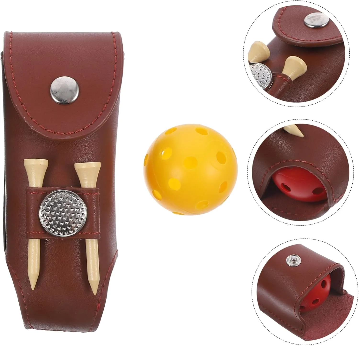 Kisangel Golf Bag Golf Ball Holder Cart Kit Golf Accessories Bag Golf Stand Bag Duffle Golf Ball Bag Daily Use