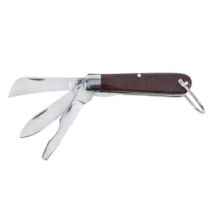 Klein 3 Blade Pocket Knife with Screwdriver
