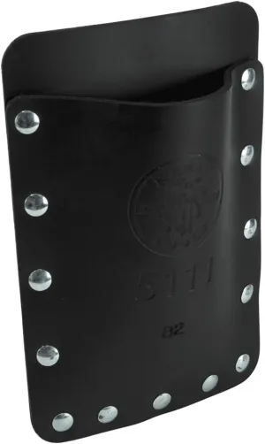 Klein Tools 5111 Single-Pocket Tool Pouch with Leather Construction, Great for Small Tools, Electrician Tool Pouch and Pocket Protector
