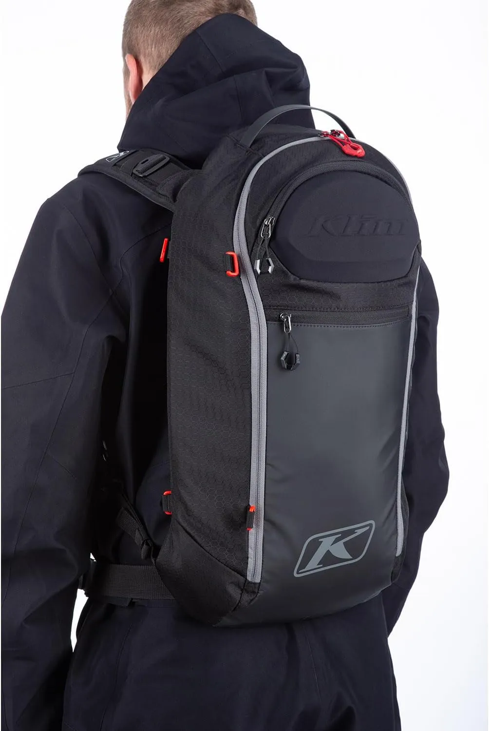 KLIM Krew 16 Pack Technical Snowmobile Backpack - Black - Castlerock