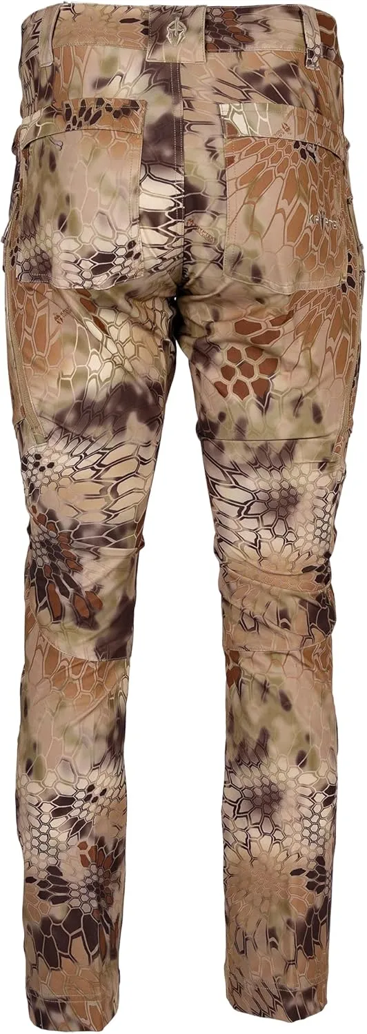 Kryptek Men's Alaios, Lightweight, Quick Drying 8 Pocket Camo Hunting Pant with Reinforced and Padded Knee