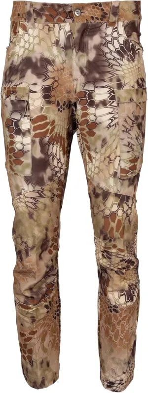 Kryptek Men's Alaios, Lightweight, Quick Drying 8 Pocket Camo Hunting Pant with Reinforced and Padded Knee