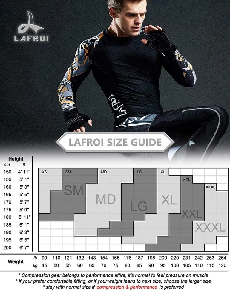 LAFROI Men's Compression Fit 3/4 Tights Leggings with Pcoket/Non-Pocket-YSK10