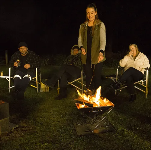 LARGE Quokka II folding Camping Fire pit - QUALITY BBQ