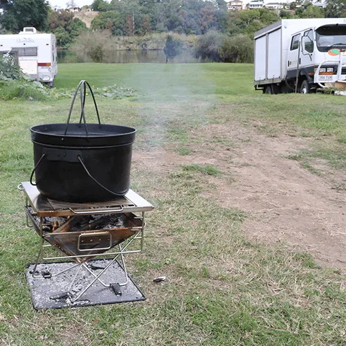 LARGE Quokka II folding Camping Fire pit - QUALITY BBQ
