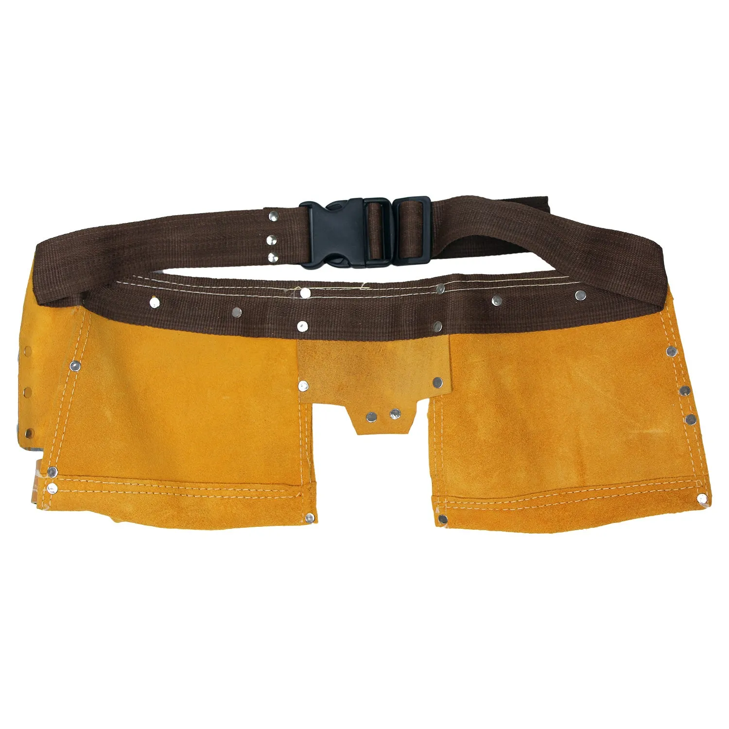 Leather Tool Belt Nail Pouch Bag Holder Apron Carpenter Electrician 8/14 Pocket