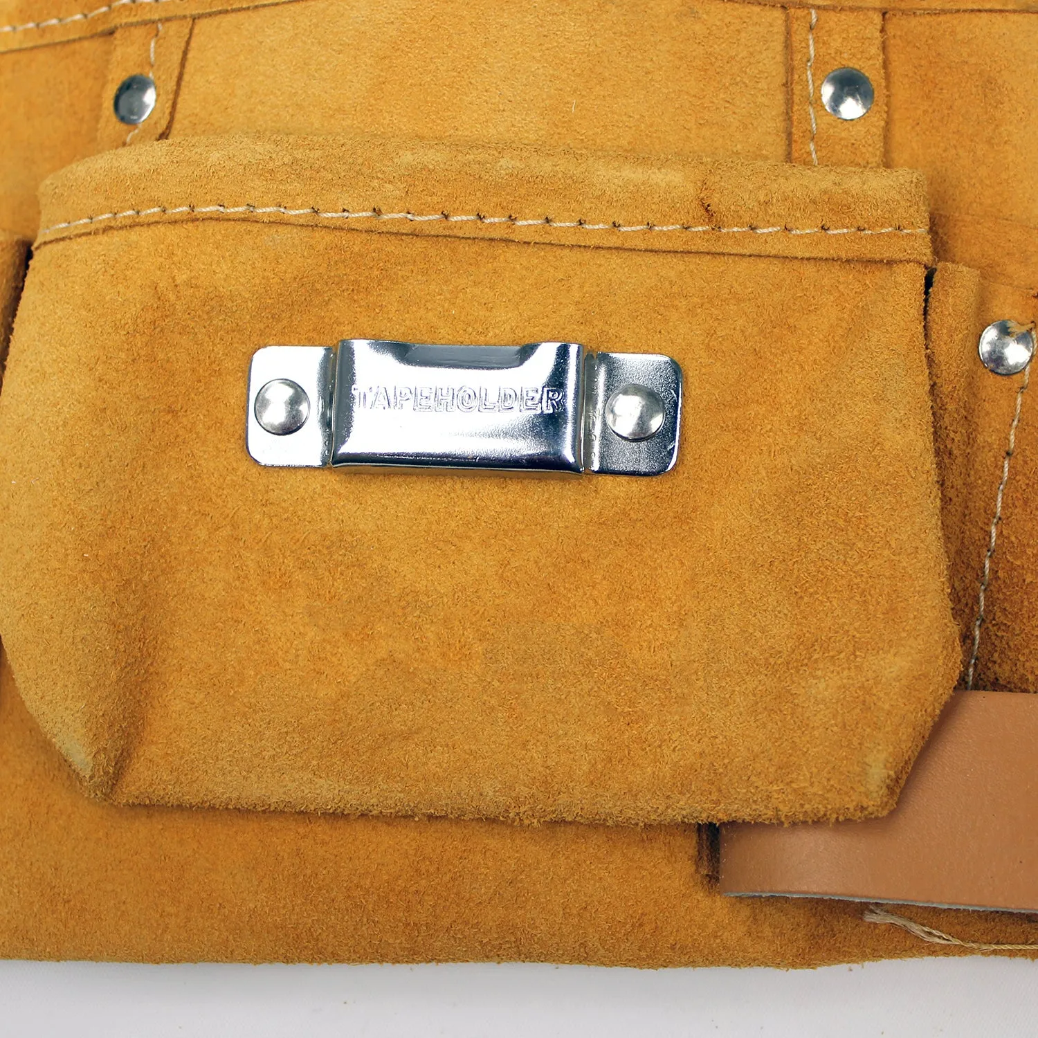 Leather Tool Belt Nail Pouch Bag Holder Apron Carpenter Electrician 8/14 Pocket