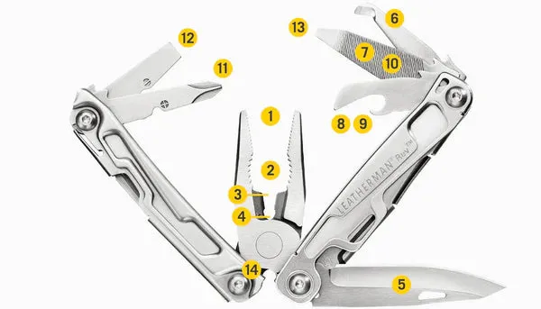 Leatherman 14 Tool REV™ Multi-Tool (No Sheath)