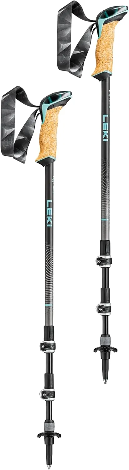 LEKI Cressida AS Aluminum Adjustable Lightweight Walking Poles for Trekking & Hiking