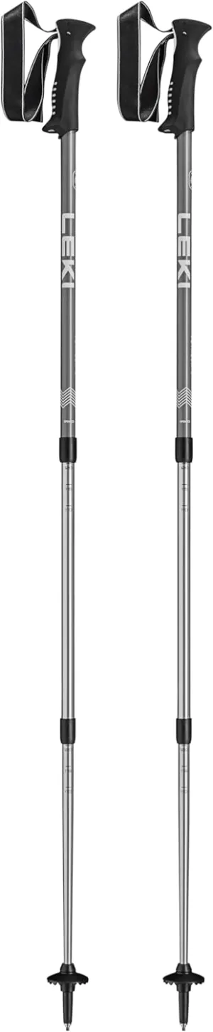 LEKI Voyager Aluminum Adjustable Lightweight Walking Poles for Trekking & Hiking