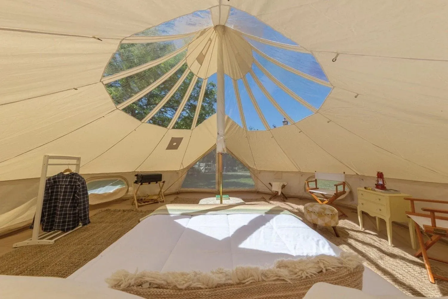 Life inTents Stella™ Stargazing 360 View Canvas Bell Tent 20' (6 Meters)
