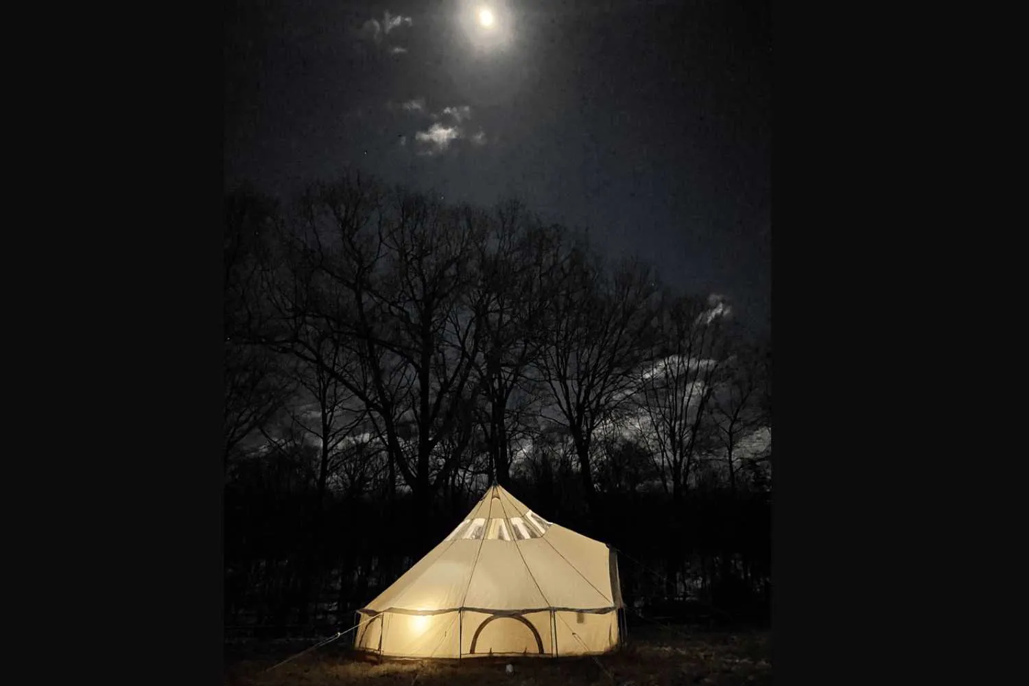 Life inTents Stella™ Stargazing 360 View Canvas Bell Tent 20' (6 Meters)