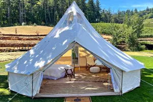 Life inTents Stella™ Stargazing 360 View Canvas Bell Tent 20' (6 Meters)