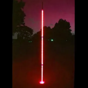 Light Up Golf Flags (Set of 3) - 6.5 ft Glowing LED Night Golf Pin Flags