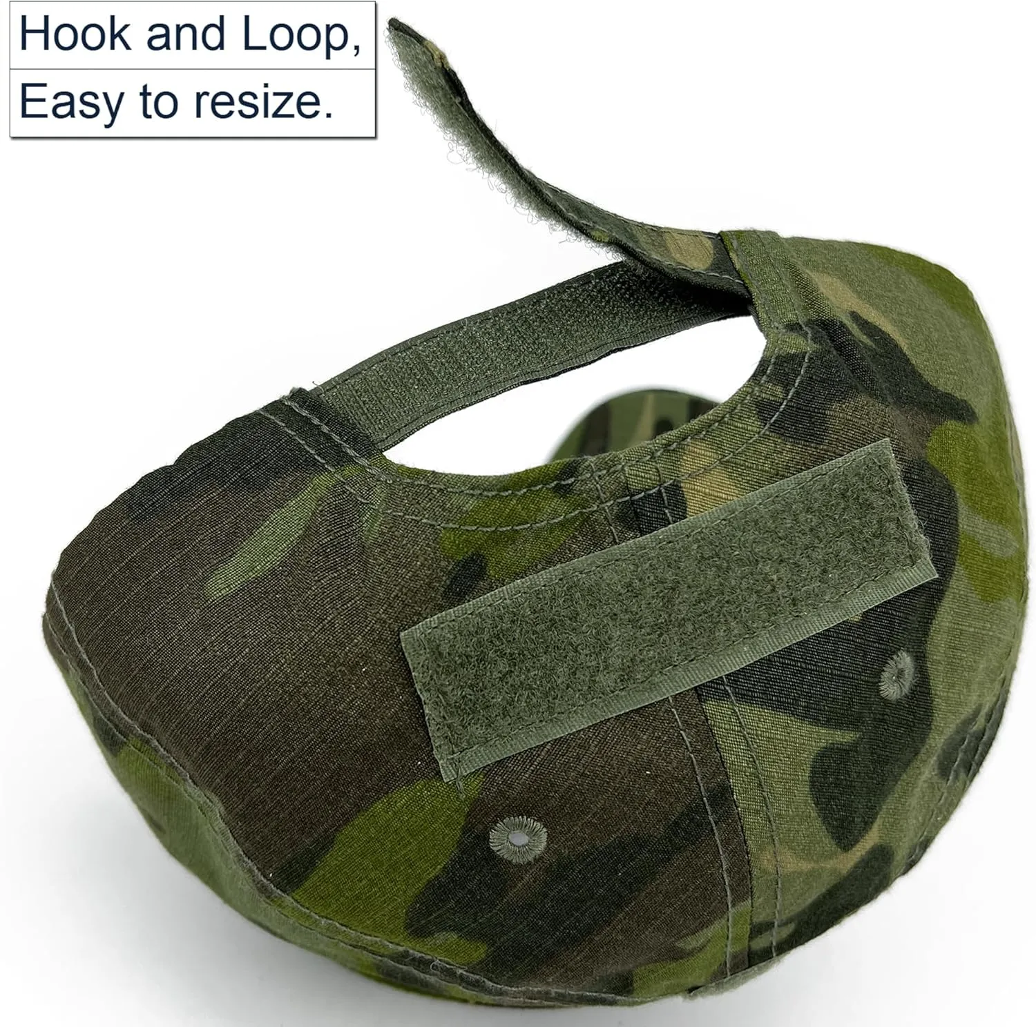 Loneshark Tactical Military Mens Camo Baseball Hat with American Flag Skull Patch Patriotic Operator Camouflage Cap for Women