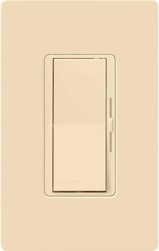 Lutron Diva LED  Dimmer Switch for Dimmable LED, Halogen and Incandescent Bulbs, 150 Watt, Single-Pole or 3-Way, DVCL-153P-IV, Ivory
