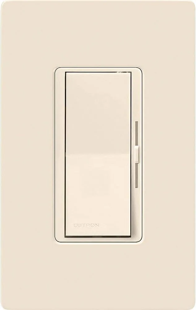 Lutron Diva LED  Dimmer Switch for Dimmable LED, Halogen and Incandescent Bulbs, 150 Watt, Single-Pole or 3-Way, DVCL-153P-LA, Light Almond