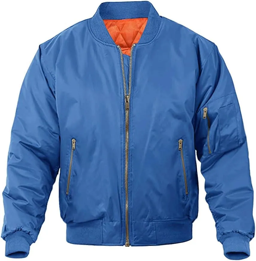 MAGNIVIT Men's Bomber Jacket Casual Fall Winter Military Jacket and Coats Outwear