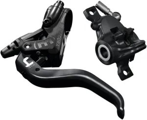 Magura 2700476 MT4 2-Finger Aluminium Lightweight Lever, Can Be Used Left/Right, 2.2 mm Cable Length, Single Brake, Includes Accessories (VE 1 Piece) Bicycle Brake, Black, One Size