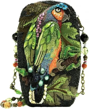 Mary Frances Chatterbox Beaded Parrot Handbag, Multi