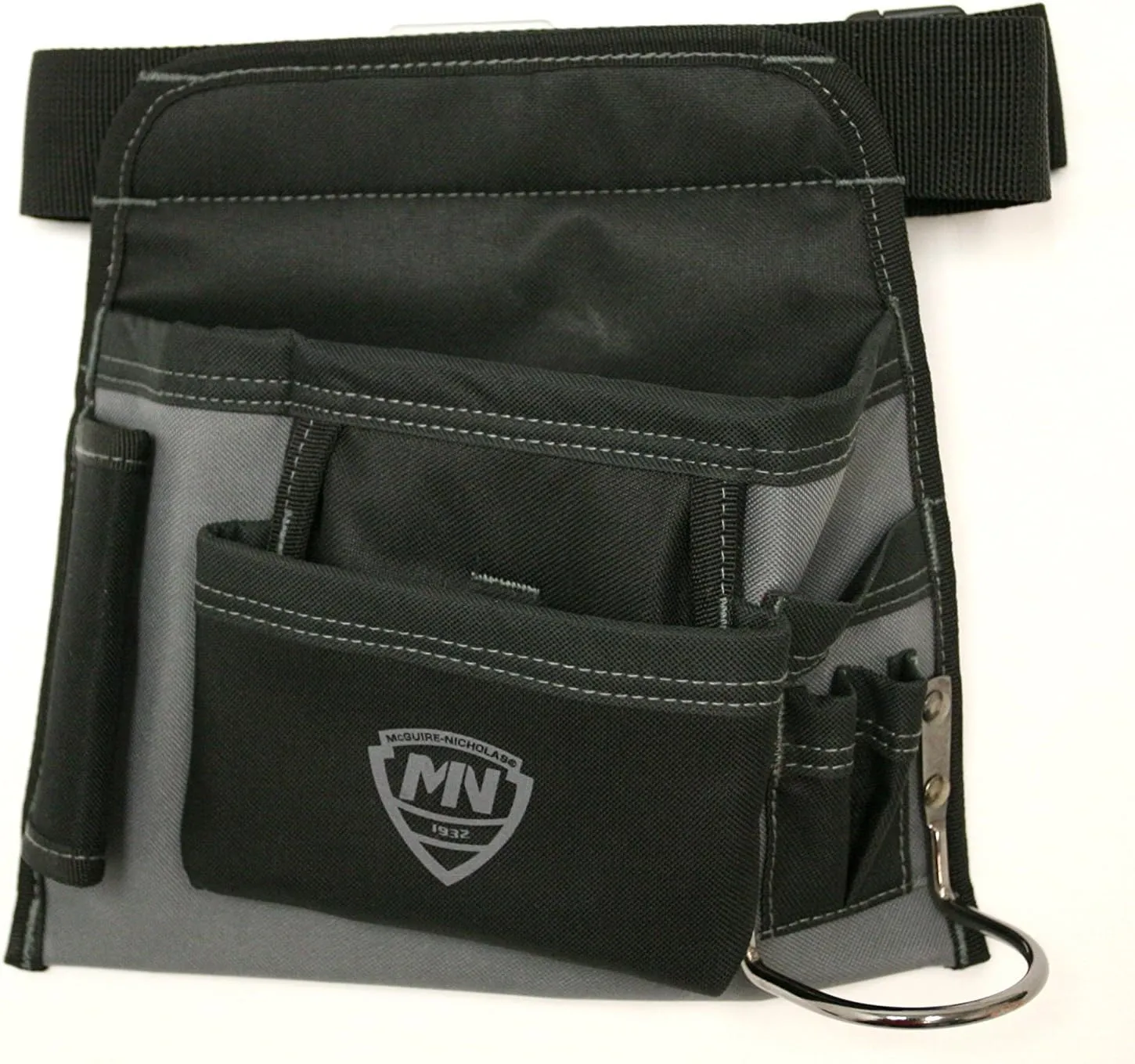 McGuire-Nicholas 72489SBT-1 5-Pocket Handyman's Tool belt and pouch with hammer loop. Adjustable up to 48 inches