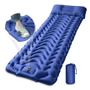 MEETPEAK Extra Thickness 4 Inch Inflatable Camping Sleeping Mat