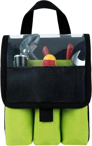 MELOTOUGH 7-Pocket Firefighter Tool Pouch with Carry Handle and Flap, Fits in Bunker Gear Pocket, Tool Organizer