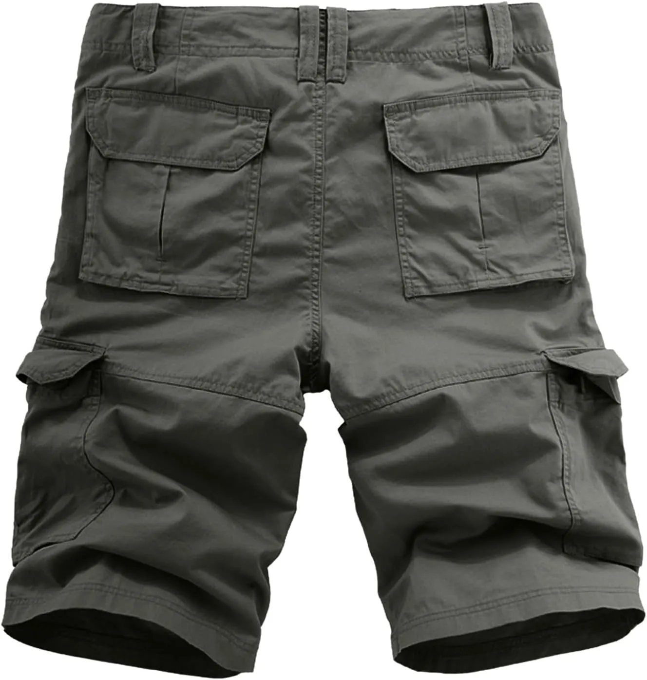 Mens Big and Tall Shorts Buckle Zipper Cargo Shorts Multi Pocket Casual Athletic Shorts Trendy Outfits Clothing 2024