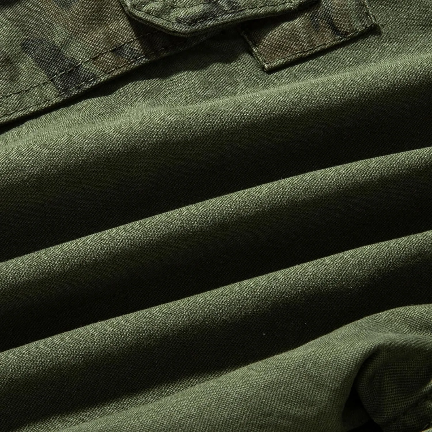 Men's Camo Cargo Shorts Relaxed Fit Multi-Pocket Outdoor Camouflage Cargo Shorts Cotton Belt not Included