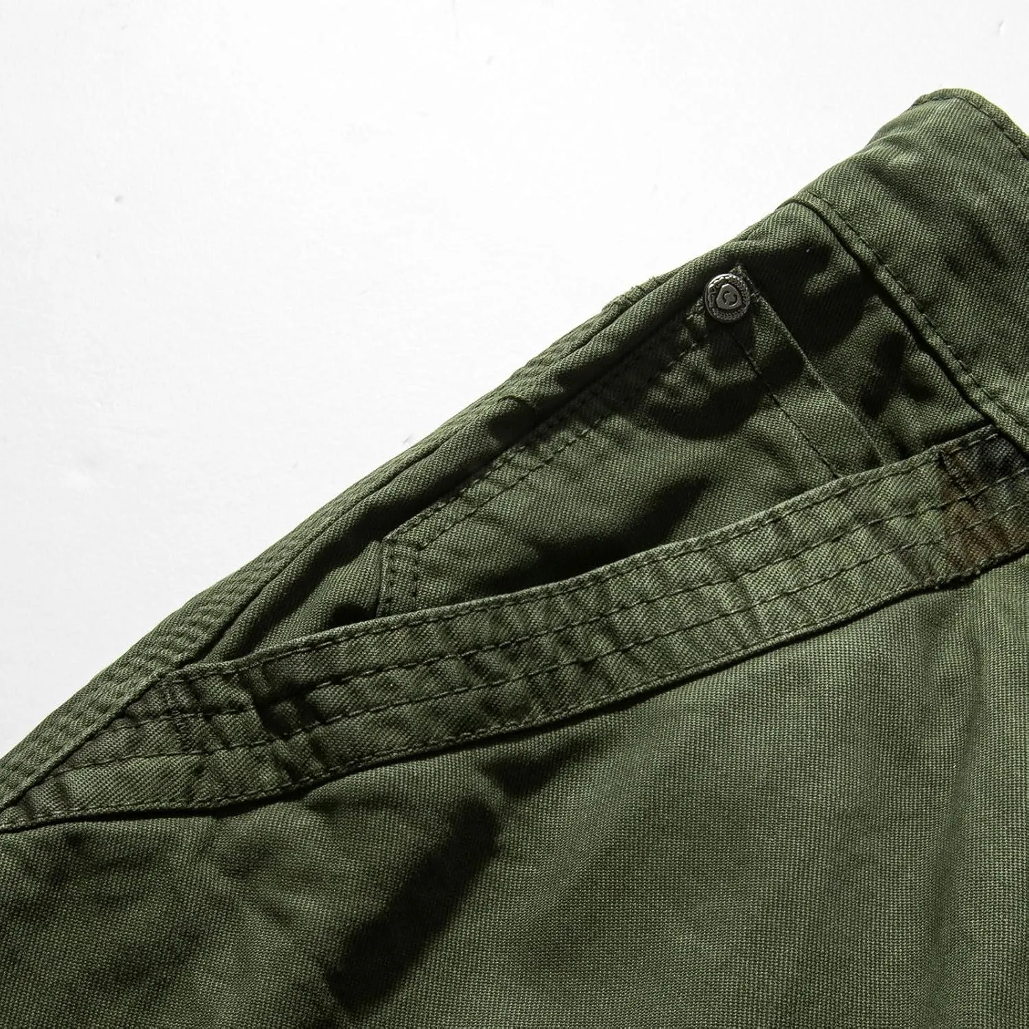 Men's Camo Cargo Shorts Relaxed Fit Multi-Pocket Outdoor Camouflage Cargo Shorts Cotton Belt not Included