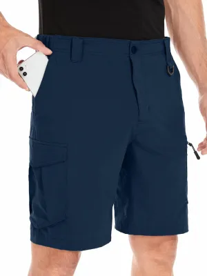 Mens Cargo Shorts, Lightweight Hiking Shorts for Men, Multi-Pocket Quick Dry Fishing ShortsFor Golf,Camping, Travel