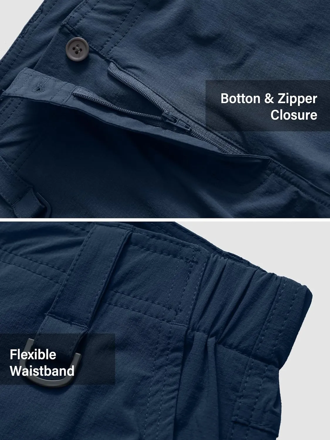 Mens Cargo Shorts, Lightweight Hiking Shorts for Men, Multi-Pocket Quick Dry Fishing ShortsFor Golf,Camping, Travel