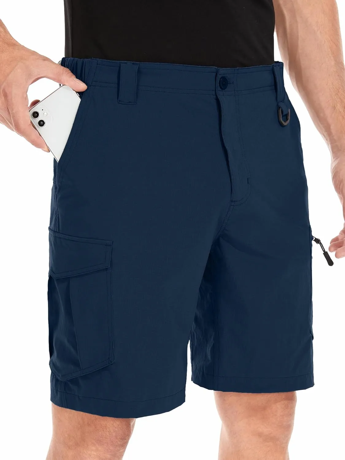 Mens Cargo Shorts, Lightweight Hiking Shorts for Men, Multi-Pocket Quick Dry Fishing ShortsFor Golf,Camping, Travel