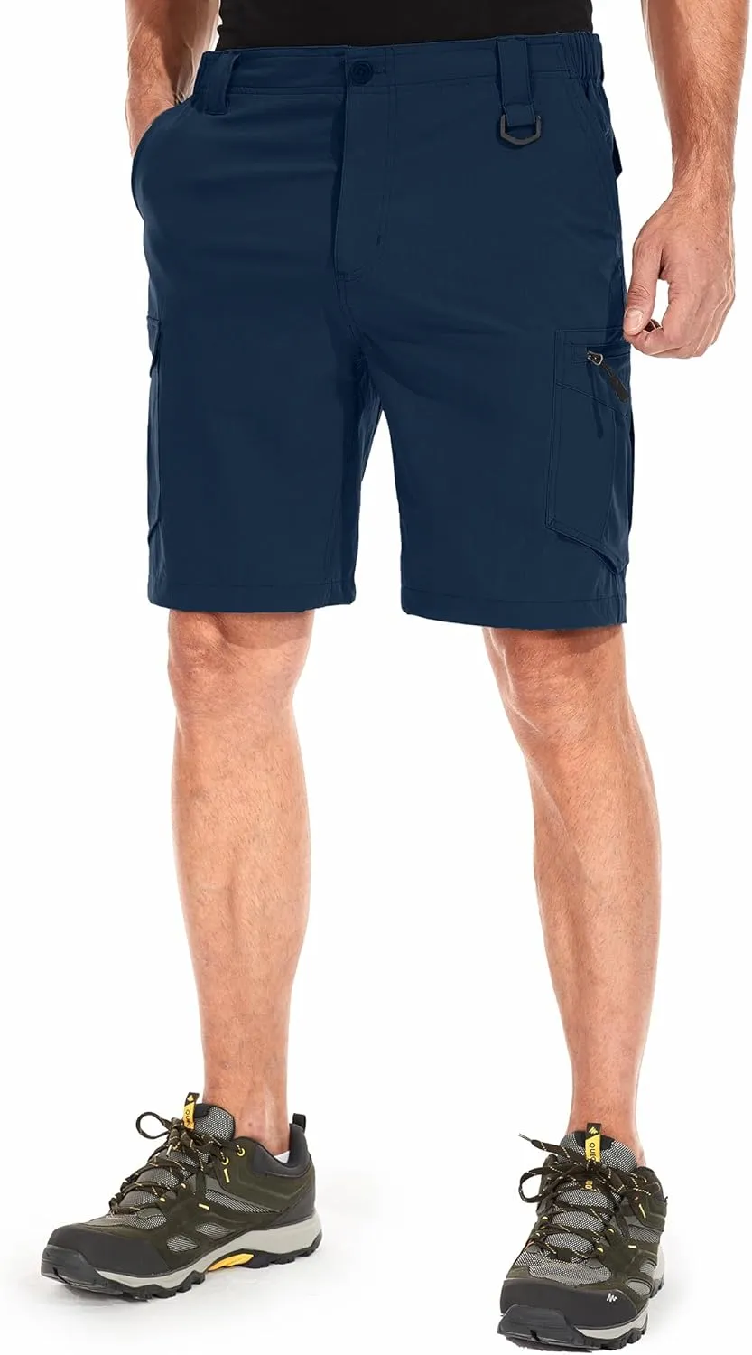 Mens Cargo Shorts, Lightweight Hiking Shorts for Men, Multi-Pocket Quick Dry Fishing ShortsFor Golf,Camping, Travel