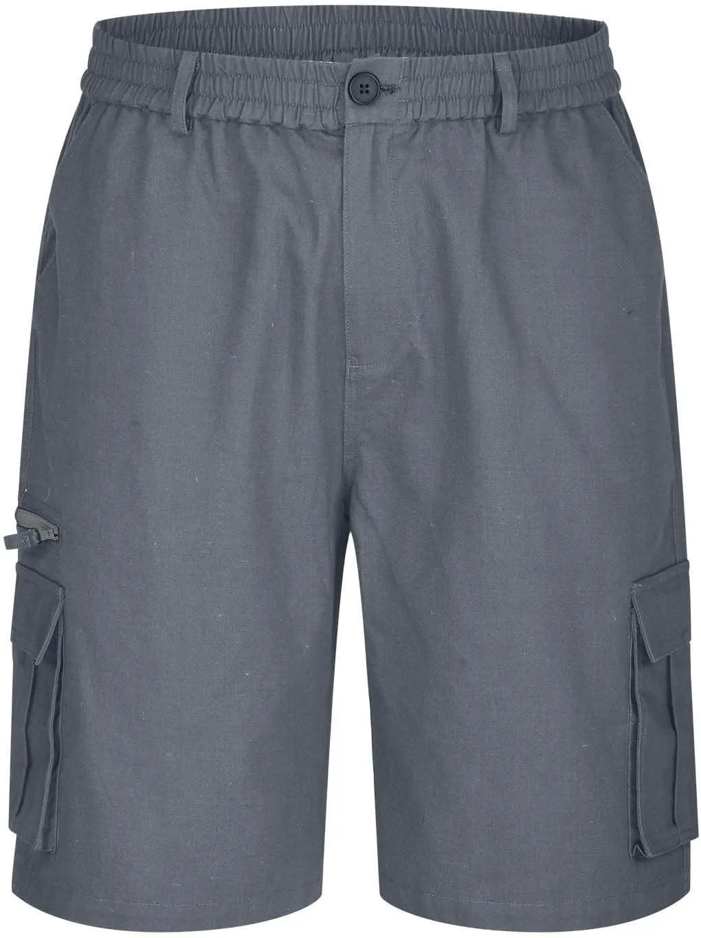 Men's Cargo Shorts Multi Pocket Outdoor Adventure Casual Elastic Waistband Breathable Summer Travel Shorts