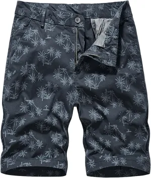 Mens Cargo Shorts Multi Pocket Relaxed Fit Workout Shorts Solid Color Lightweight Hiking Shorts for Camping Hiking