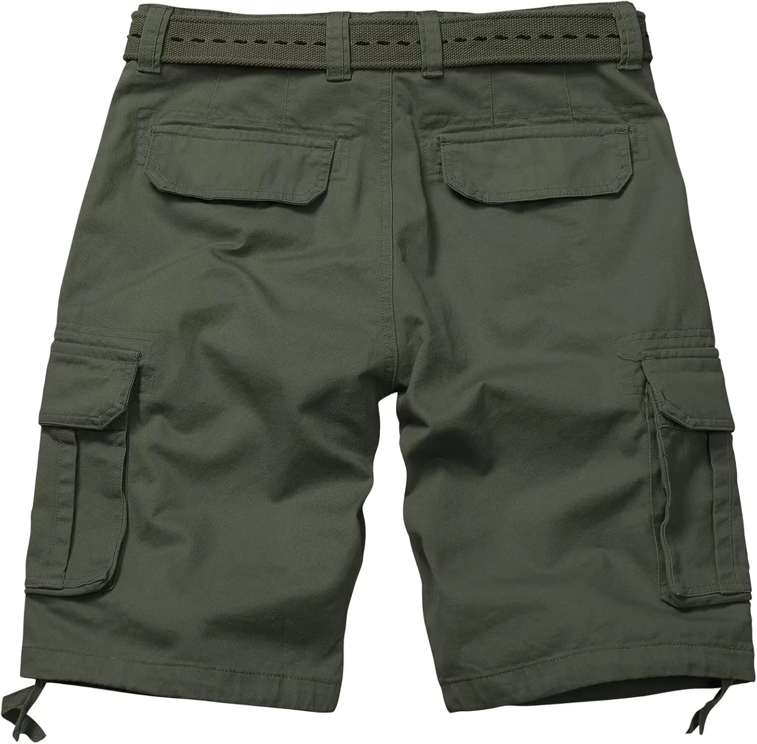 Mens Cargo Shorts Relaxed Fit Camo Casual Shorts Multi-Pocket Work Shorts with Pockets 11" Inseam