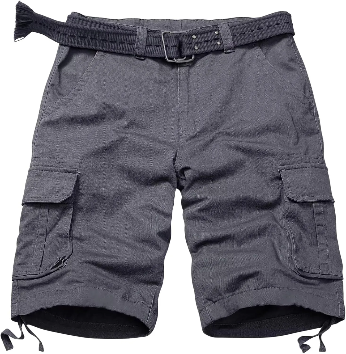 Mens Cargo Shorts Relaxed Fit Camo Casual Shorts Multi-Pocket Work Shorts with Pockets 11" Inseam