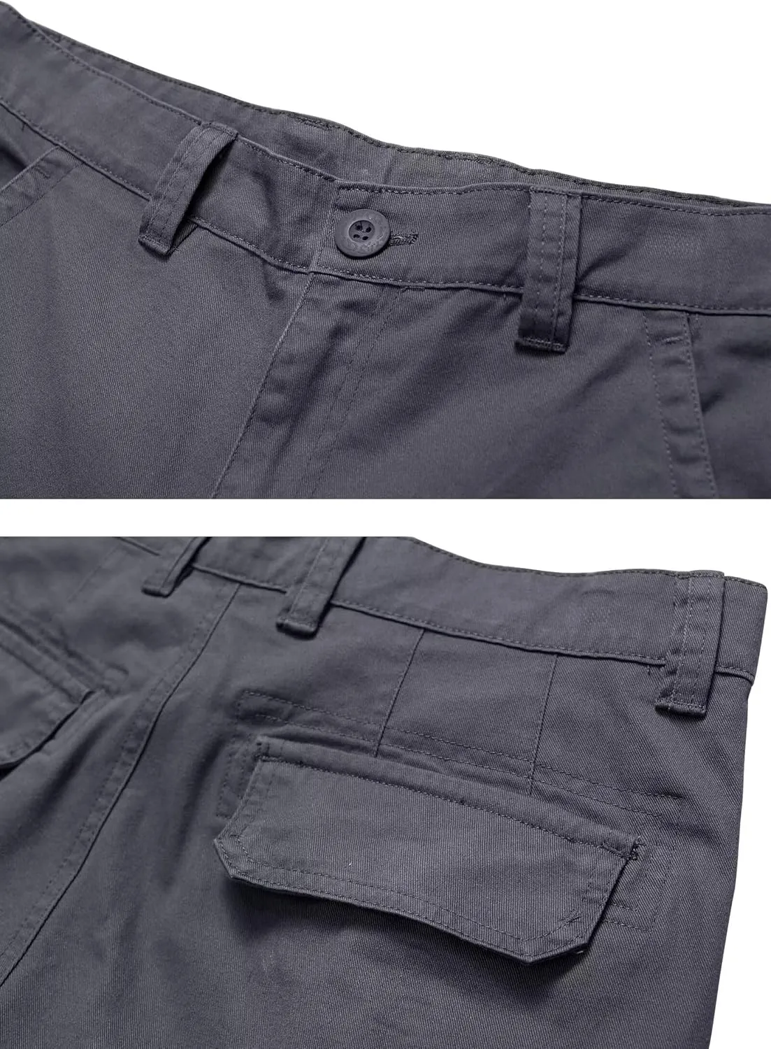 Mens Cargo Shorts Relaxed Fit Camo Casual Shorts Multi-Pocket Work Shorts with Pockets 11" Inseam