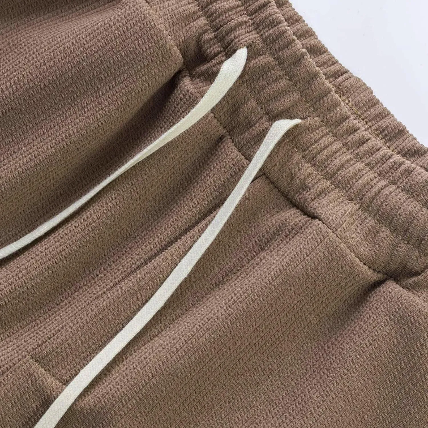 Mens Casual Summer Shorts Cargo Design Lightweight Stretch Waist Multi Pocket Outdoor Lounge Wear