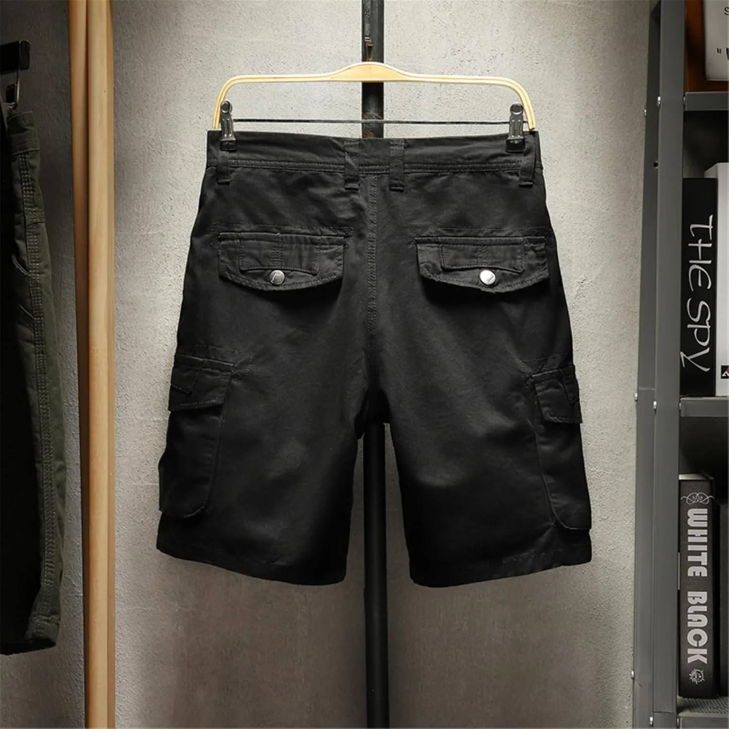 Men's Hiking Cargo Shorts Water Resistant Quick Dry Outdoor Tactical Shorts with Multi Pocket for Fishing Travel