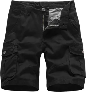 Men's Hiking Cargo Shorts Water Resistant Quick Dry Outdoor Tactical Shorts with Multi Pocket for Fishing Travel