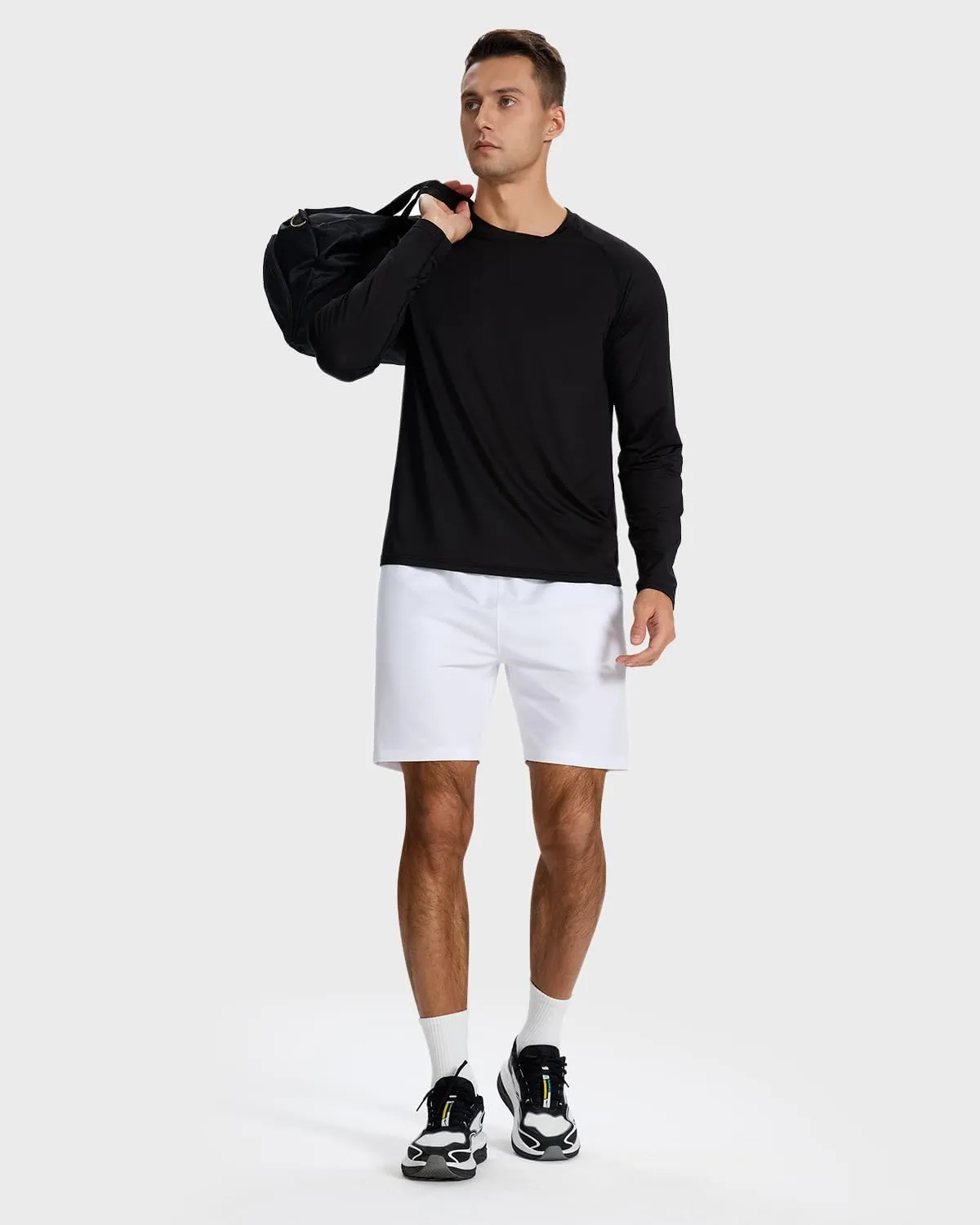 Men's Running Athletic Workout Gym Shorts Lightweight Quick Dry for Men Active with Hidden Zip Pocket