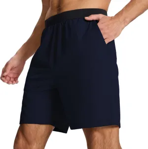 Men's Running Athletic Workout Gym Shorts Lightweight Quick Dry for Men Active with Hidden Zip Pocket