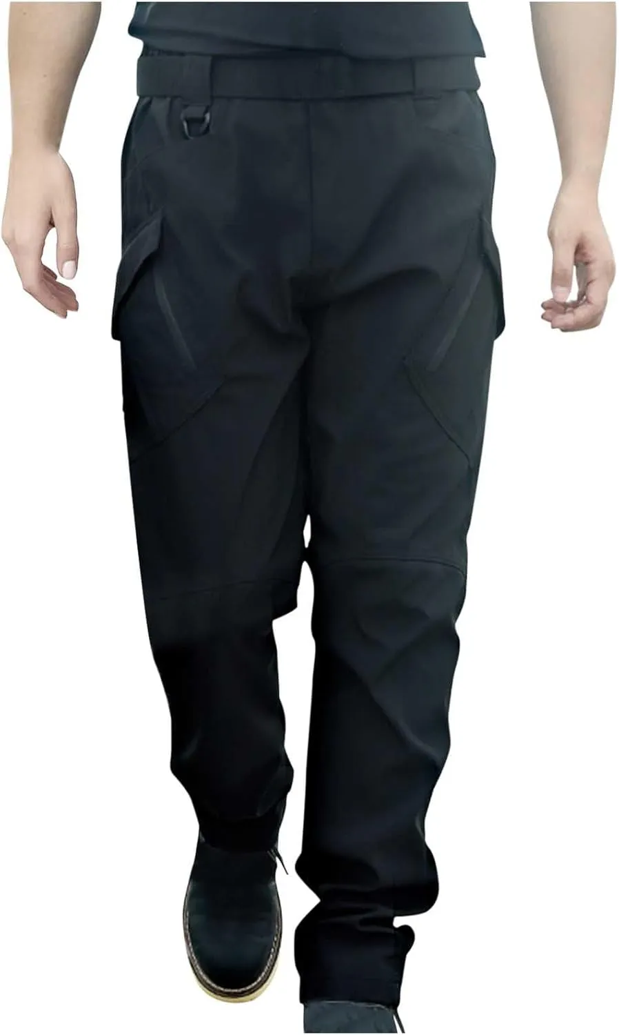 Men's Tactical Cargo Pants Water Resistant Hiking Relaxed Fit Pants Combat Active Cargo Work Pants with Multi Pocket