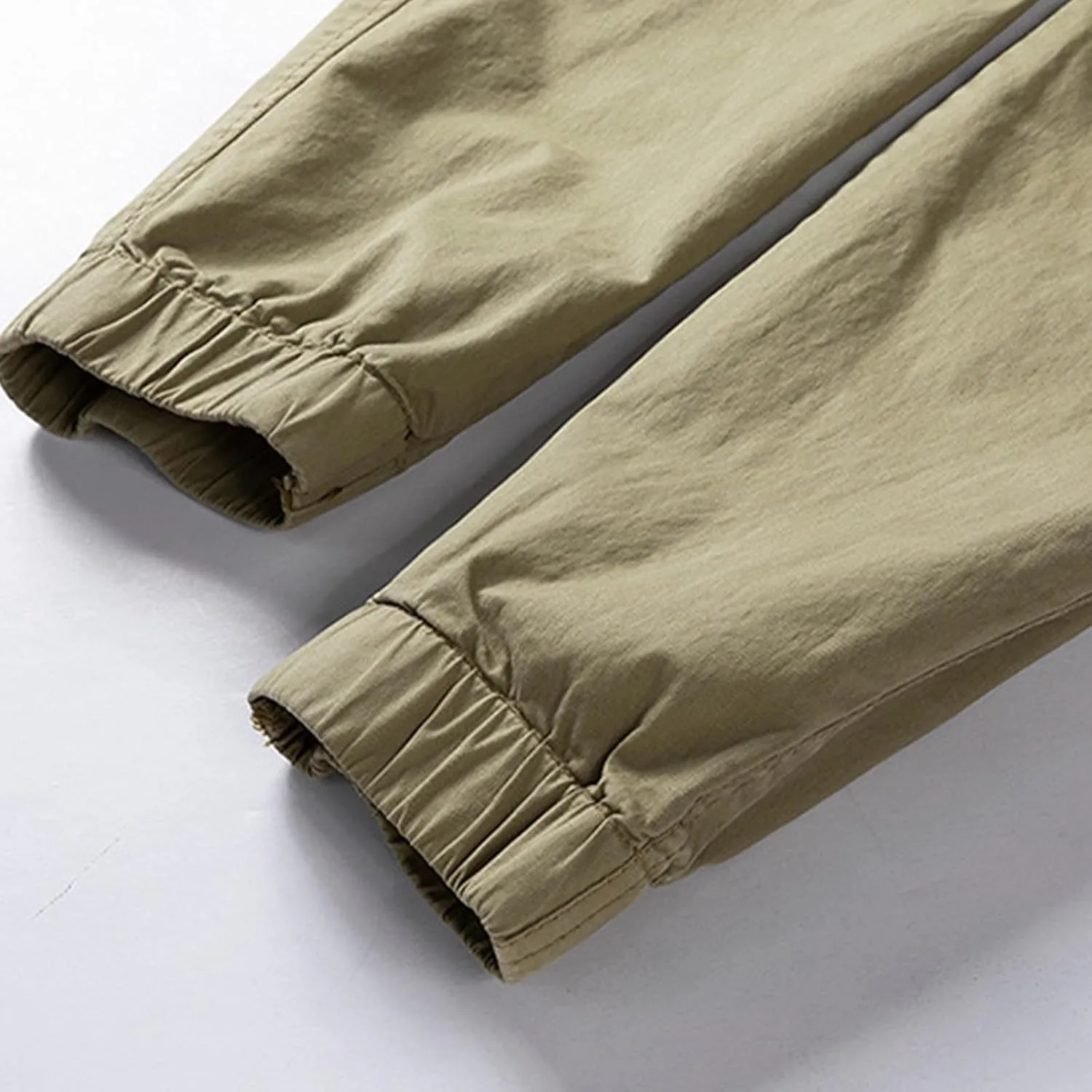 Men's Tactical Pants Waterproof Cargo Hiking Work Pants for Men Outdoor Active Construction Pants with Multi Pocket