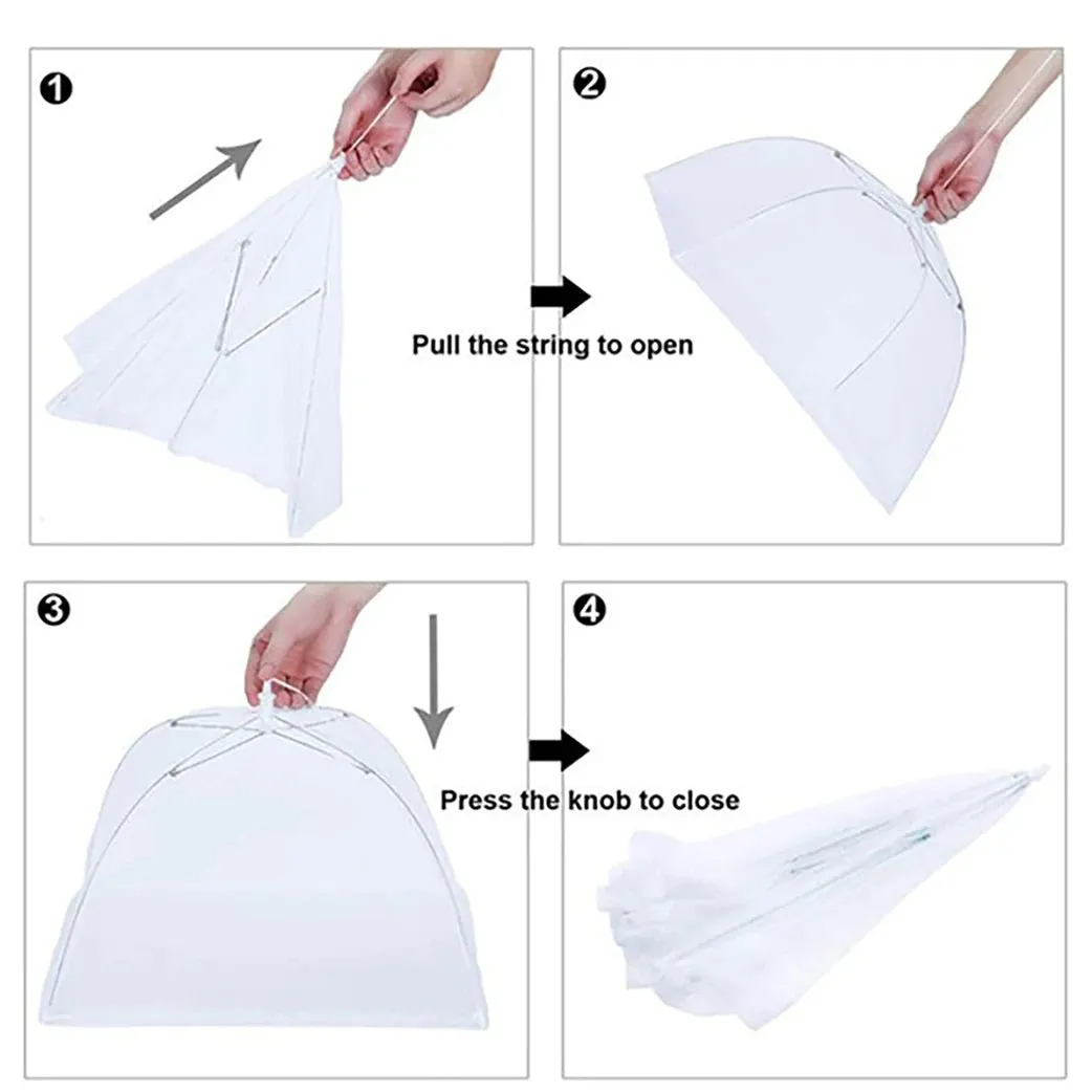 Mesh Net Food Cover  (Multicolour) - H01733