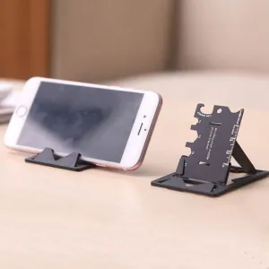 Mini Pocket Phone Holder - Compact Multi-Tool Stand
