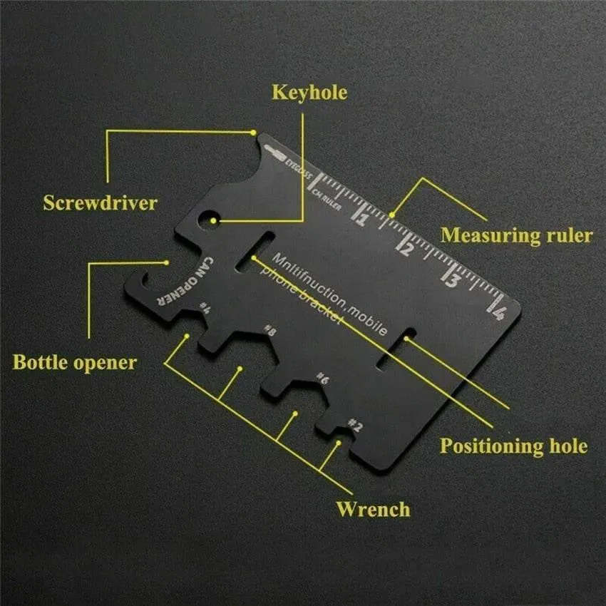 Mini Pocket Phone Holder - Compact Multi-Tool Stand