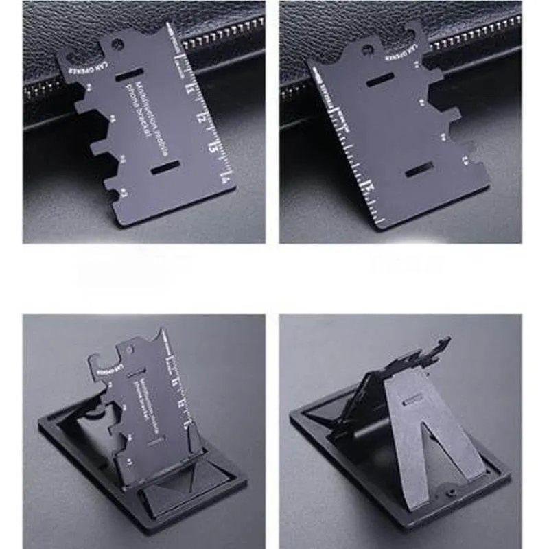 Mini Pocket Phone Holder - Compact Multi-Tool Stand